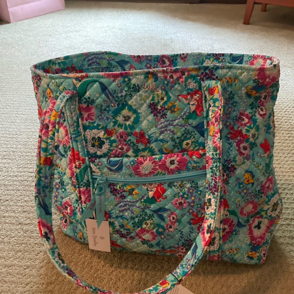 Limited Edition Little Mermaid tote made by Vera Bradley and Disney